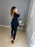 Calça prada original modeladora com cinto - preto - online store
