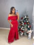 Vestido ciganinha em tricot premium - vermelho na internet