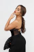 Body glamour veludo - preto - buy online