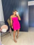 Vestido curto modelagem sereia - rosa pink - Amor de Peça - Looks Femininos Estilosos, Loja de Roupa Feminina Online