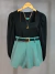 Body manga longa decote quadrado - preto - Amor de Peça - Looks Femininos Estilosos, Loja de Roupa Feminina Online