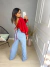 Cropped manga longa decote - vermelho - Amor de Peça - Looks Femininos Estilosos, Loja de Roupa Feminina Online