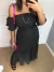 Vestido poá ciganinha - preto on internet