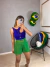 Short alfaiataria com bolso frontal - verde bandeira - comprar online