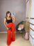 Calça pantalona - laranja escuro - comprar online