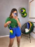 Blusa cropped barra u - verde bandeira na internet