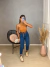 Body canelado com recorte na gola - caramelo - comprar online