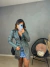 Imagem do Blazer brilhoso alongado no tricot premium em lurex