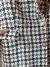 Blazer tweed alta costura - preto e branco