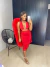 Conjunto de saia midi e cropped - vermelho on internet