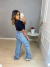 Calça wide leg jeans - loja online