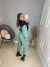 Conjunto calça jogger e cropped no crepe - verde menta - online store