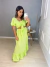 Vestido mullet manguinha princesa - verde lima - comprar online