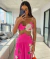 Vestido longo insp farm - rosa pink na internet