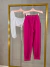 Calça alfaiataria slouchy - rosa pink na internet