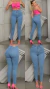 Calça jeans skinny premium cintura alta - 23470 na internet