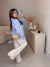 Image of Camisa listrada - azul 