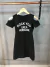 Vestido rock you manga vazada preto