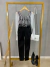 Calça jeans skinny preta - botão veludo - Amor de Peça - Looks Femininos Estilosos, Loja de Roupa Feminina Online