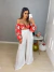 Calça pantalona - viscolinho off white - comprar online