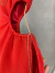 Vestido curto com strass e fenda lateral - vermelho - buy online