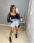 Short jeans mom com cinto - buy online