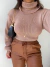 Calça jogger couro - marrom - loja online