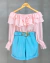 Short alfaitaria com cinto - azul turquesa - Amor de Peça - Looks Femininos Estilosos, Loja de Roupa Feminina Online