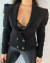 Blazer tricot modal - preto - comprar online