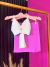 Image of Saia com fenda no tricot modal premium - rosa lilás