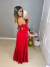 Vestido longo ciganinha tomara que caia - vermelho - online store