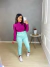 Calça alfaiataria inspiração zara - verde água