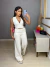 Conjunto calça alfaiataria e colete - branco - Amor de Peça - Looks Femininos Estilosos, Loja de Roupa Feminina Online