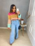 Calça wide leg jeans clara - by alcance - buy online