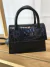 Bolsa mini bag croco trend - preto na internet