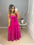 Vestido longo nozinho camadas - rosa pink - Amor de Peça - Looks Femininos Estilosos, Loja de Roupa Feminina Online
