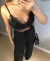 Top cropped luxo rendado preto - Amor de Peça - Looks Femininos Estilosos, Loja de Roupa Feminina Online