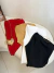 Blusa tomara que caia barra assimétrica - vermelho