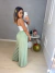 Calça pantalona linho - verde água na internet