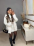 Poncho no tricot modal - off white - loja online