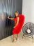Conjunto de saia midi e cropped - vermelho - Amor de Peça - Looks Femininos Estilosos, Loja de Roupa Feminina Online