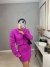 Imagem do Conjunto de blazer e saia no tweed - fúcsia