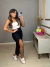 Saia midi paete com fenda - preta - Amor de Peça - Looks Femininos Estilosos, Loja de Roupa Feminina Online