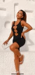 Vestido curto com decote vazado e corrente - preto - buy online