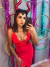 Tiara malévola - Preto com vermelho