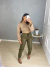 Calça jogger couro - verde militar - Amor de Peça - Looks Femininos Estilosos, Loja de Roupa Feminina Online