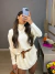 Poncho no tricot modal - off white na internet