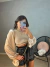 Cropped juliette no veludo - nude perolado