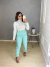 Calça alfaiataria inspiração zara - verde água na internet