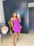 Vestido curto modelagem sereia - roxo - Amor de Peça - Looks Femininos Estilosos, Loja de Roupa Feminina Online